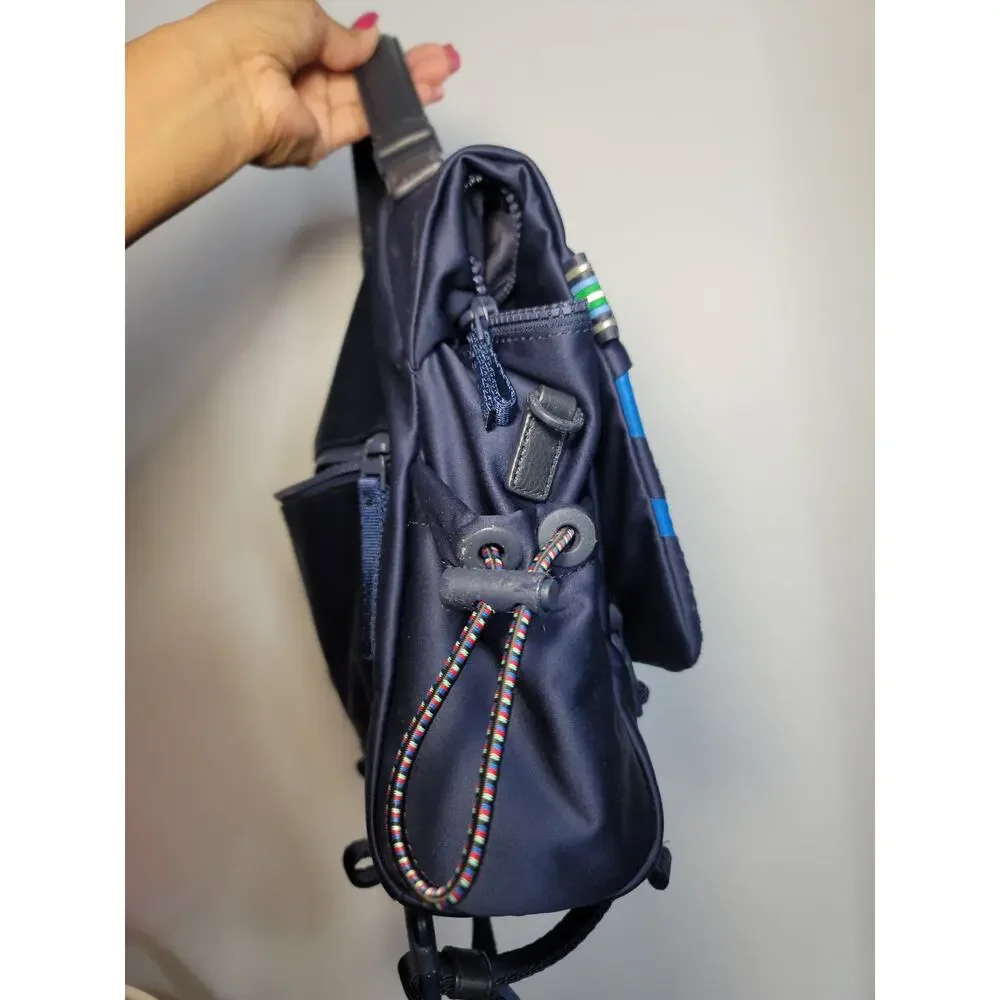Tory Sport nylon shoulder bag blue